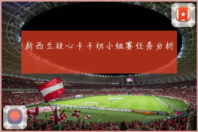 新西兰核心卡卡切小组赛任务分析